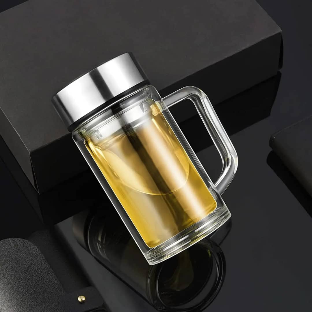 "ThermoGlass Infuser" – « Une seule bouteille, toutes vos boissons »