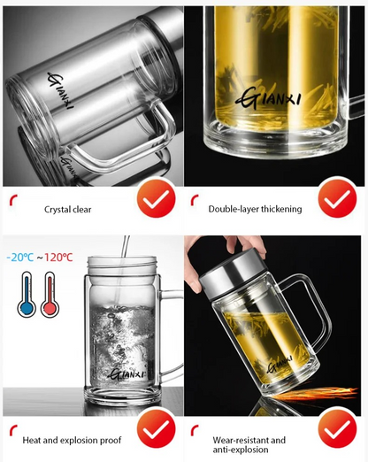 "ThermoGlass Infuser" – « Une seule bouteille, toutes vos boissons »