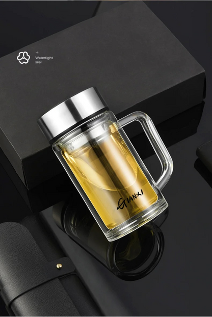 "ThermoGlass Infuser" – « Une seule bouteille, toutes vos boissons »