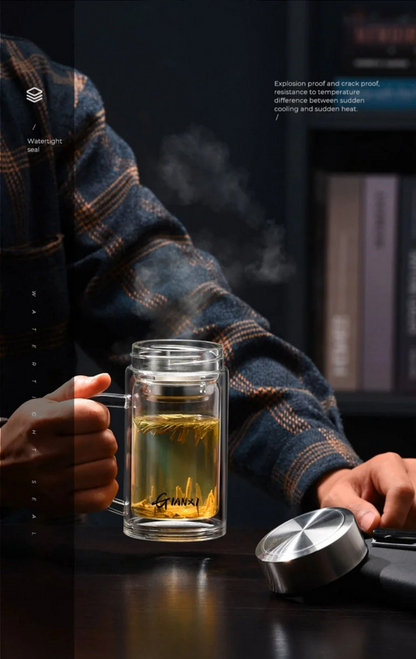 "ThermoGlass Infuser" – « Une seule bouteille, toutes vos boissons »