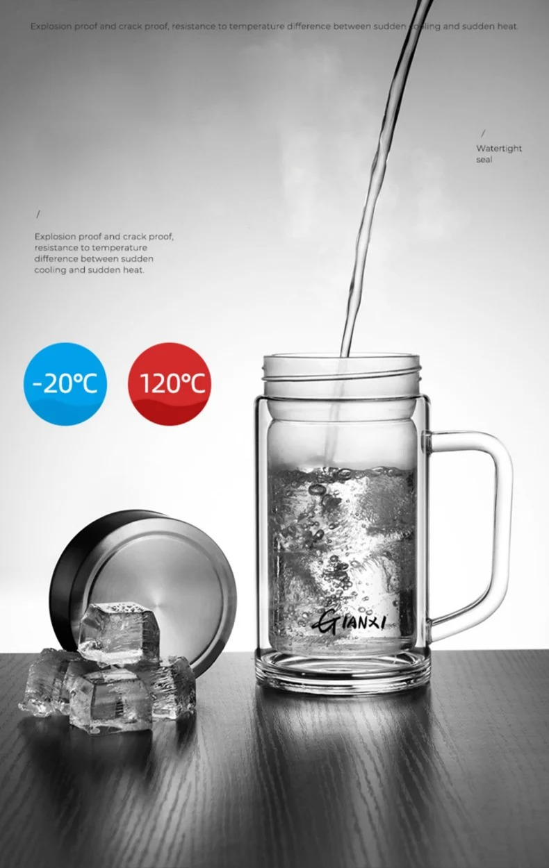 "ThermoGlass Infuser" – « Une seule bouteille, toutes vos boissons »