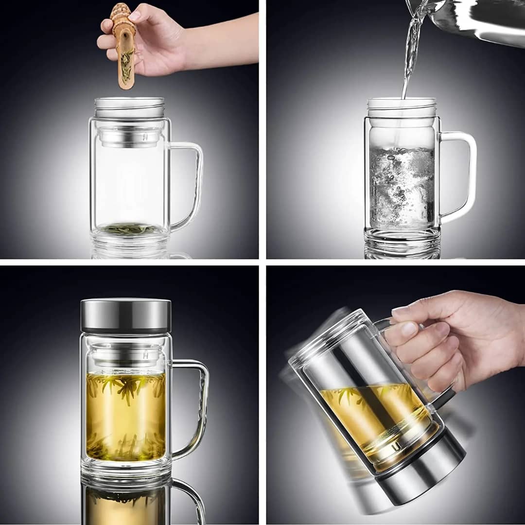 "ThermoGlass Infuser" – « Une seule bouteille, toutes vos boissons »